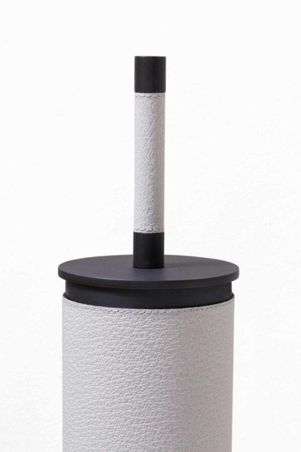 HA294_Positano toilet brush_BRONZE-100KB Giobagnara Positano Leather Toilet Brush