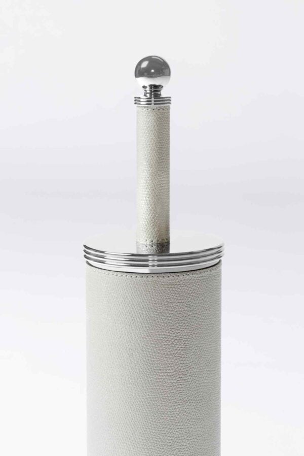 Giobagnara Amalfi Leather Toilet Brush Holder
