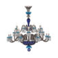 Saint-Louis Crystal Arlequin 24-Light Chandelier Colored