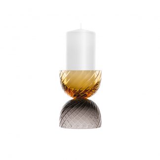 Saint-Louis Crystal Les Endiables Large Candlestick