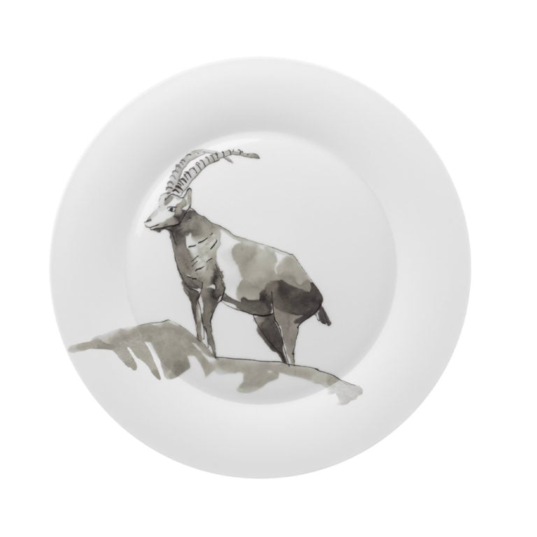 Hering Berlin Piqueur Dinner Plate Ibex Hering Berlin Piqueur Dinner Plate Ibex