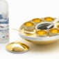 Augarten Caviar Service 24k Gold Close Up
