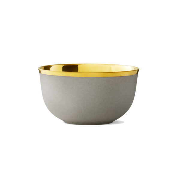 Augarten Champagne Cup Light Grey Matte with Gold Augarten Champagne Cup Light Grey Matte with Gold