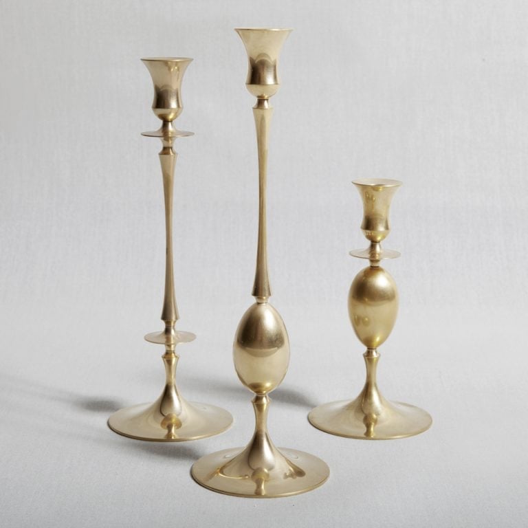 BrassBeidermeierParent1000x1000 E.R. Butler Burnished Brass Candlesticks Luxury Home Goods