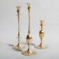 E.R. Butler Burnished Brass Candlesticks Luxury Home Goods