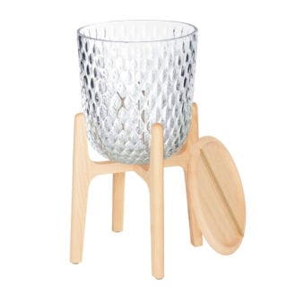 Saint-Louis Folia Side Table Open