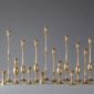 E.R. Butler Burnished Brass Candlesticks