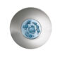 Venini Piatto di Tapio Gray/Aquamarine