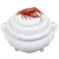 Nymphenburg Mare Nostrum Tureen with Crawfish Close Up