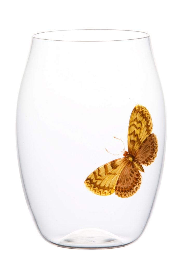 Lobmeyr Balloon Tumbler Convex with Butterflies B Lobmeyr Balloon Tumbler Convex with Butterflies B