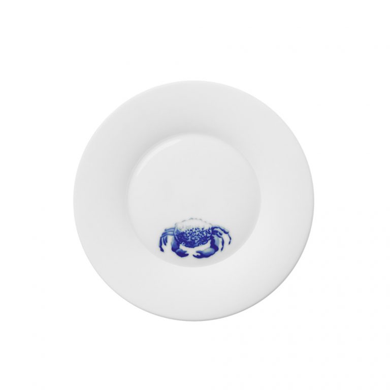 HBOceanB&BPlateCrab1000x1000 Hering Berlin Ocean Bread Butter Plate with Crab