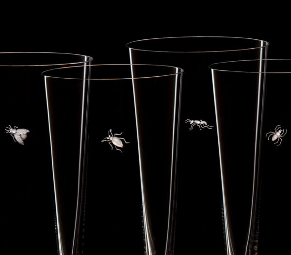 Lobmeyr Commodore Beer Tumbler with Insects