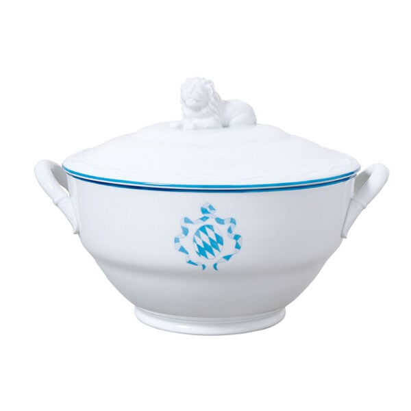 Nymphenburg Bavaria Dish With Lion Lid No. 3 Nymphenburg Bavaria Dish With Lion Lid No. 3