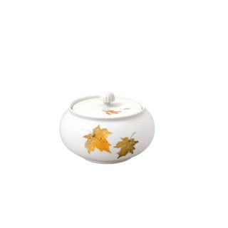 Nymphenburg Lotos Indian Summer Sugar Bowl