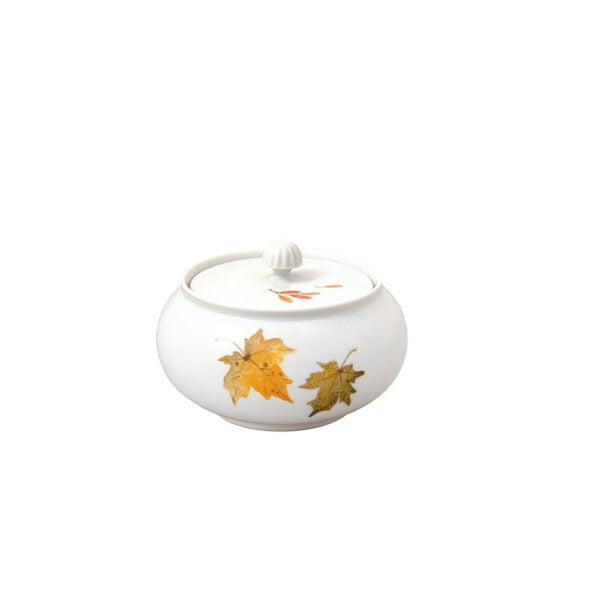 Nymphenburg Lotos Indian Summer Sugar Bowl