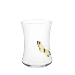 Lobmeyr Balloon Tumbler Concave with Painted Insects B