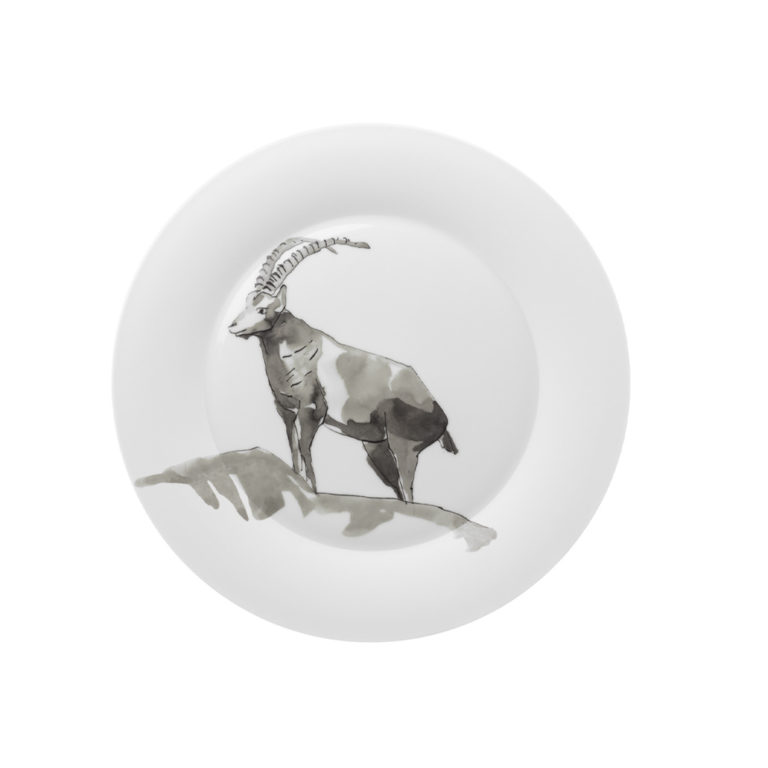 Hering Berlin Piqueur Dessert Plate Ibex Hering Berlin Piqueur Dessert Plate Ibex