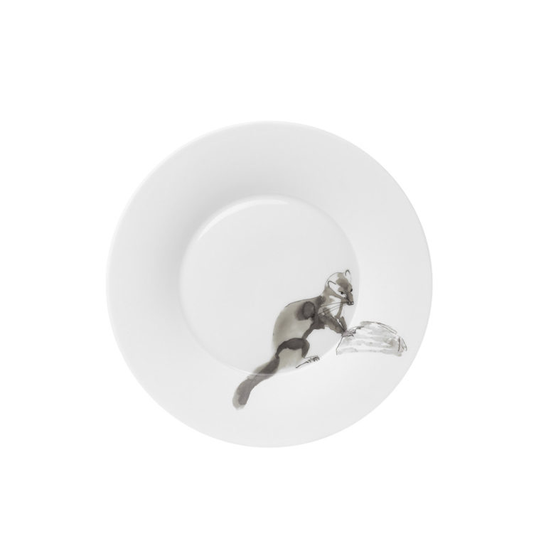Hering Berlin Piqueur Bread Plate Stone Marten