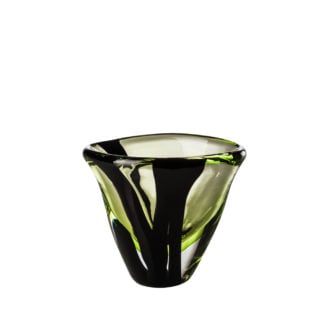 Venini Black Belt Ovale Grass Green Black Small