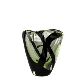 Venini Black Belt Otto Grass Green Black Small
