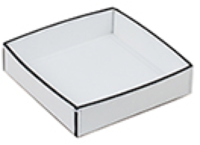 Giobagnara Marea Low Square Basket Giobagnara Marea Low Square Basket