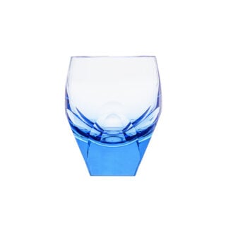 Moser Bar Crystal Shot Glass Aquamarine