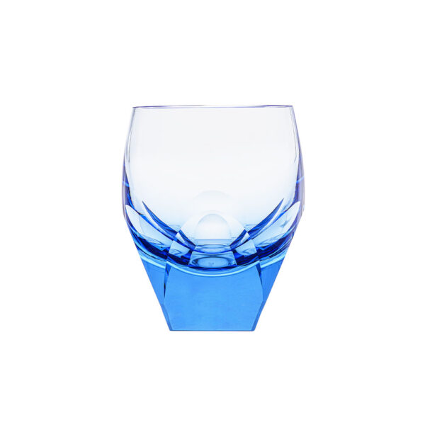 Moser Bar Crystal Shot Glass Aquamarine