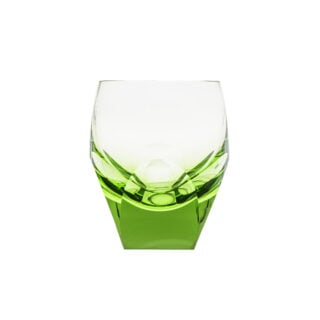 Moser Bar Crystal Shot Glass Ocean Green