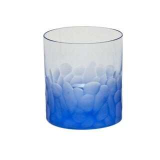 Moser Pebbles Double Old Fashioned Aquamarine