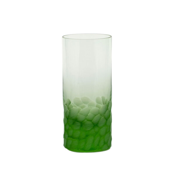 Moser Pebbles Crystal Highball Ocean Green