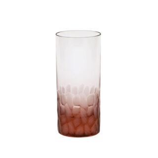 Moser Pebbles Crystal Highball Rosalin