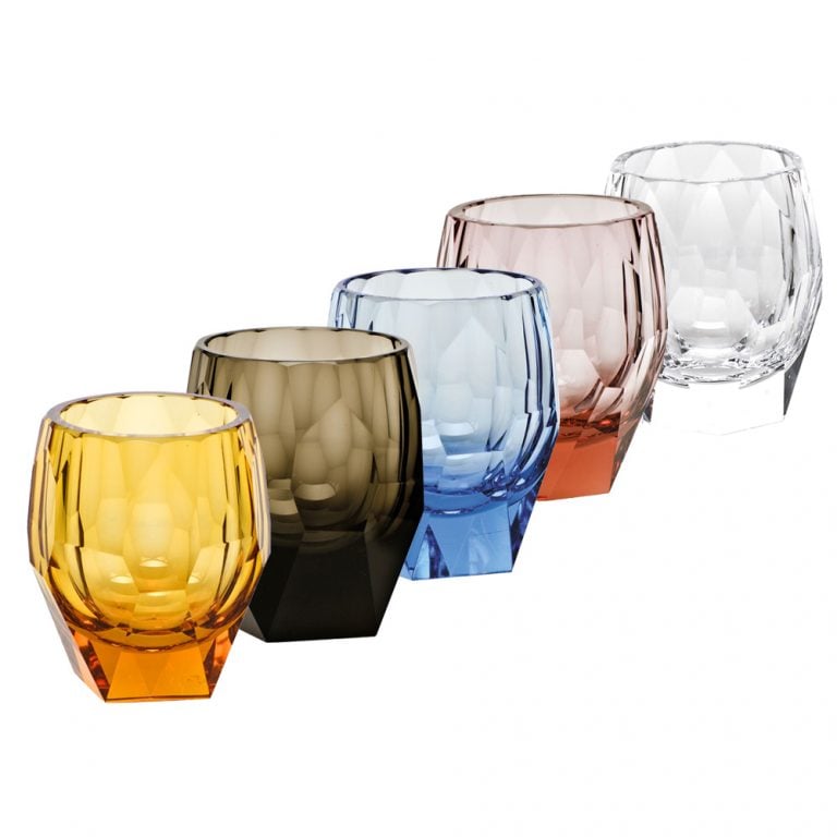 Moser Cubism Barware