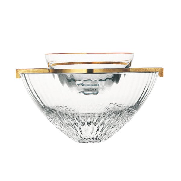 Saint-Louis Apollo Gold Rim Caviar Set