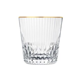 Saint-Louis Apollo Gold Rim Old Fashioned Large