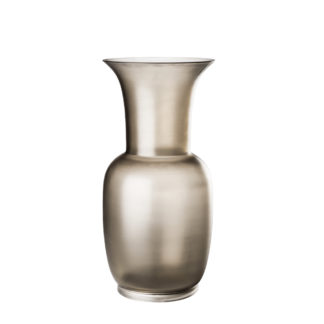 Venini Satin Vase Grey Medium