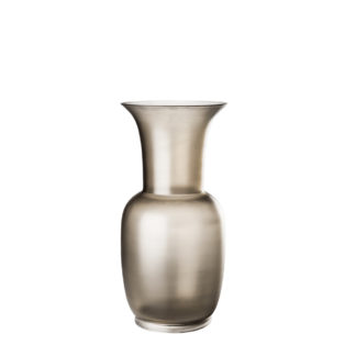 Venini Satin Vase Grey Small