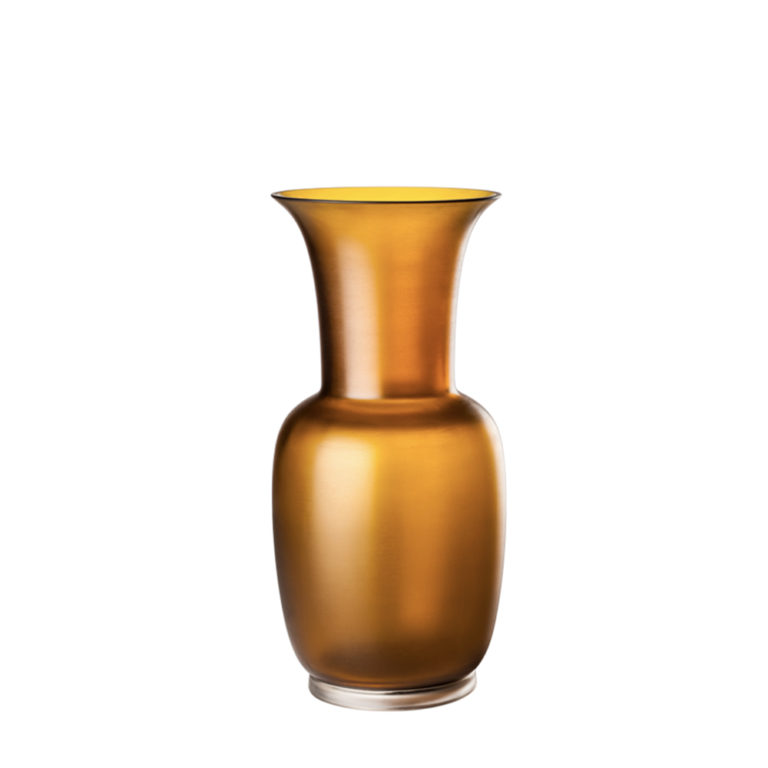 Venini Satin Vase Tea Medium Venini Satin Vase Tea Medium