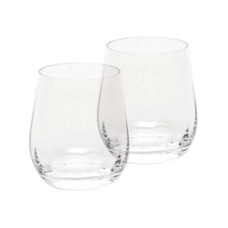 Moser Optic Double Old Fashioned Clear (Set of 2)