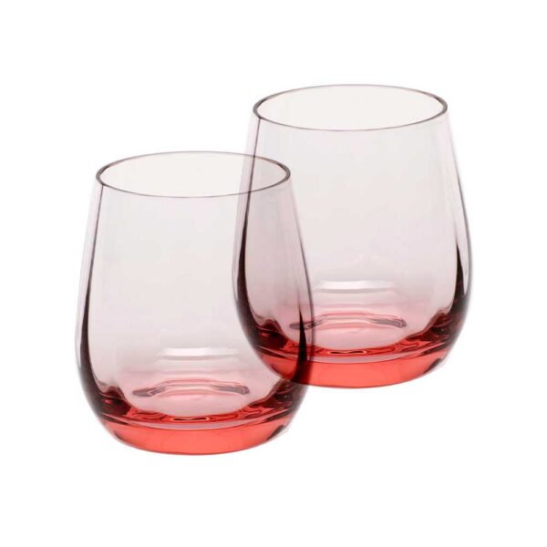 Moser Optic Double Old Fashioned Rosalin (Set of 2)