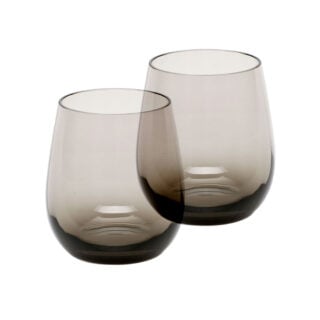 Moser Optic Double Old Fashioned Smoke (Set of 2)