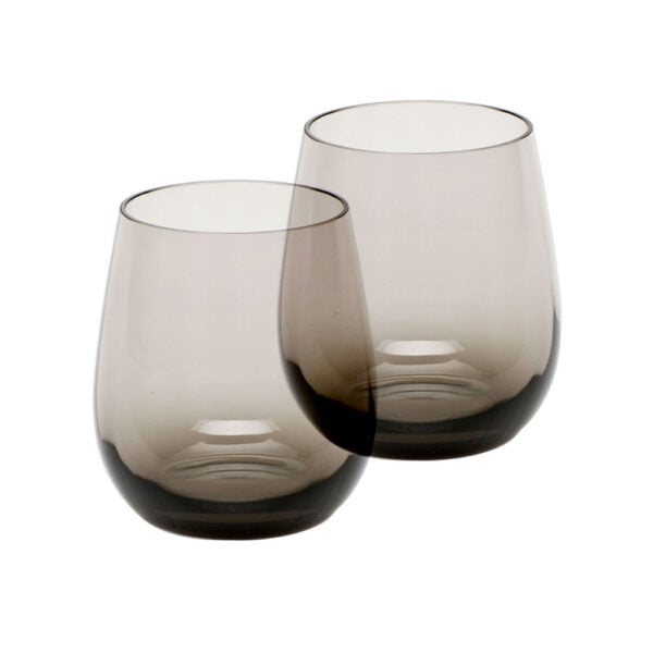 Moser Optic Double Old Fashioned Smoke (Set of 2)