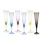 Moser Pebbles Champagne Flutes