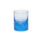 Moser Pebbles Crystal Shot Glass Aquamarine