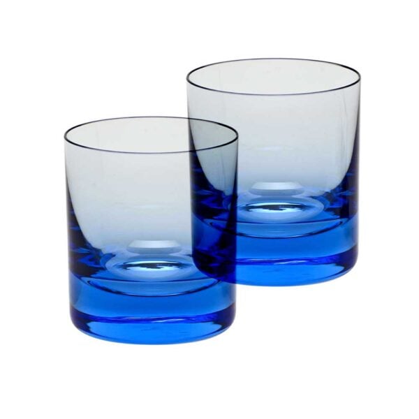 Moser Whisky Double Old Fashioned Aquamarine (Set of 2)