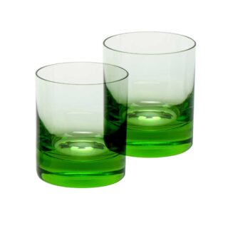Moser Whisky Double Old Fashioned Ocean Green (Set of 2)