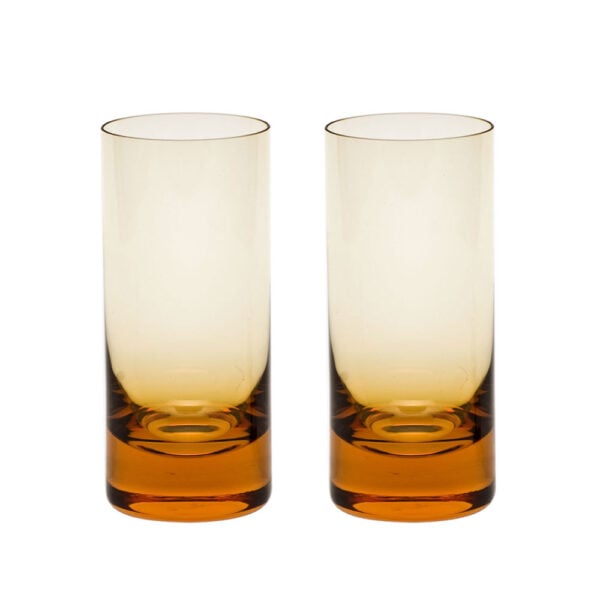 Moser Crystal Whisky Highball Topaz
