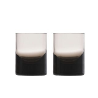 Moser Whisky Crystal Shot Glass Smoke (Set of 2)