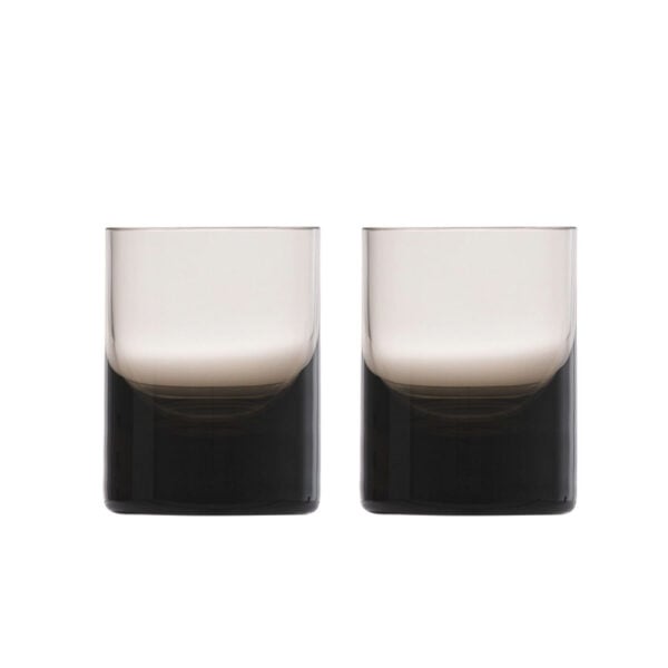 Moser Whisky Crystal Shot Glass Smoke (Set of 2)
