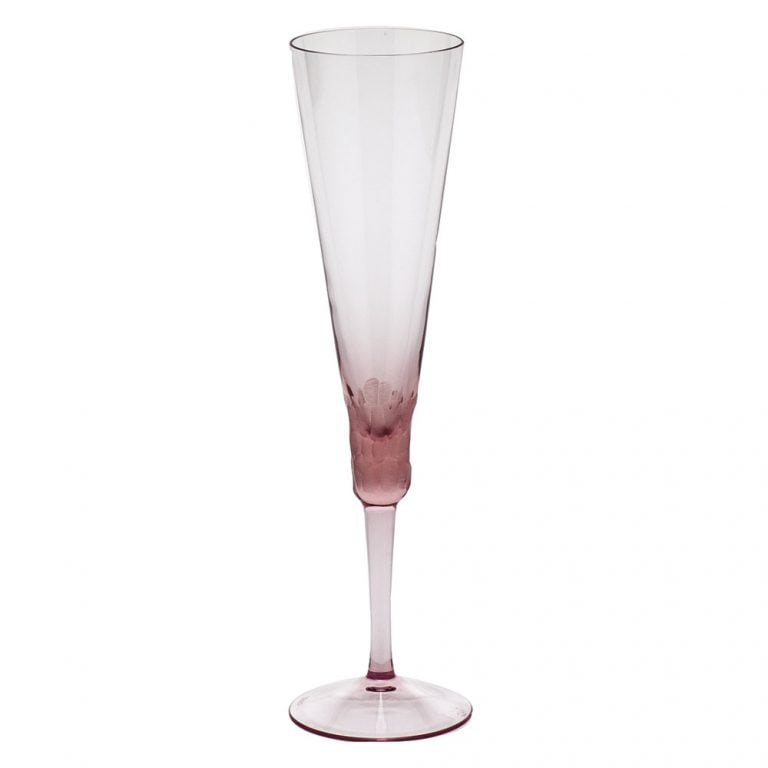 Moser Pebbles Champagne Flute