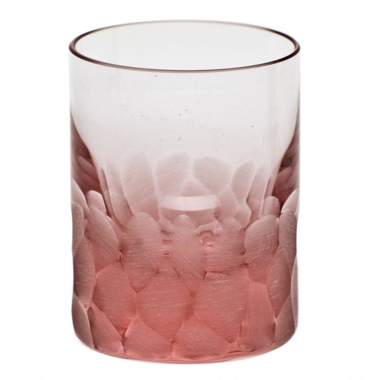 Moser Pebbles Crystal Shot Glass Rosalin